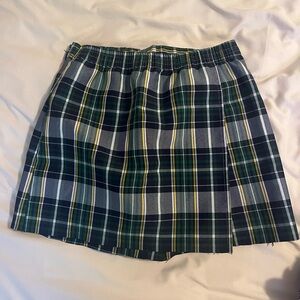 Plaid Skort